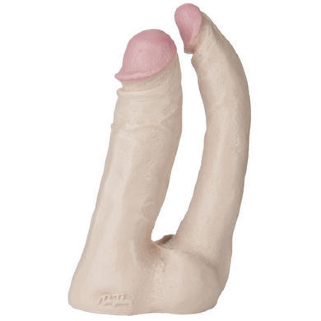 Vac-U-Lock Double Penetrator in Beige