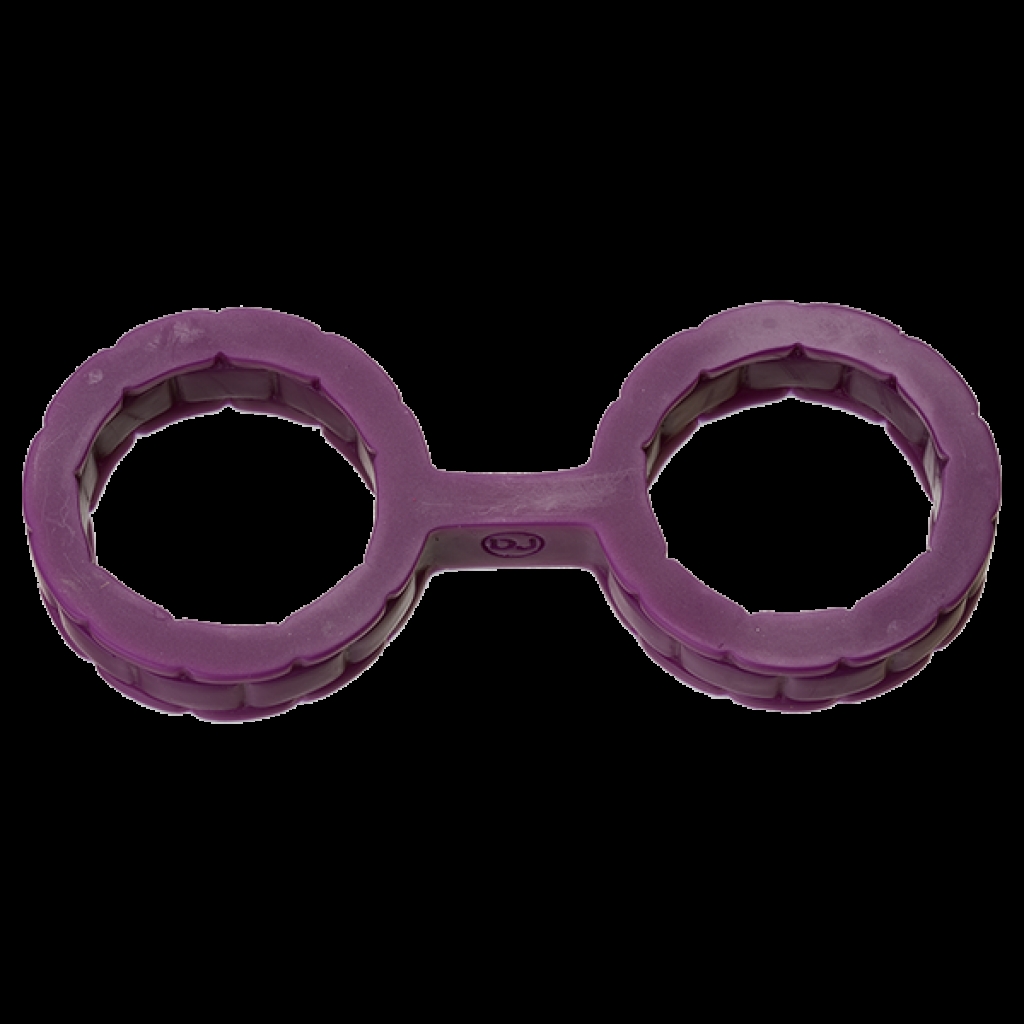 Japanese Bondage Silicone Cuffs - Small Purple