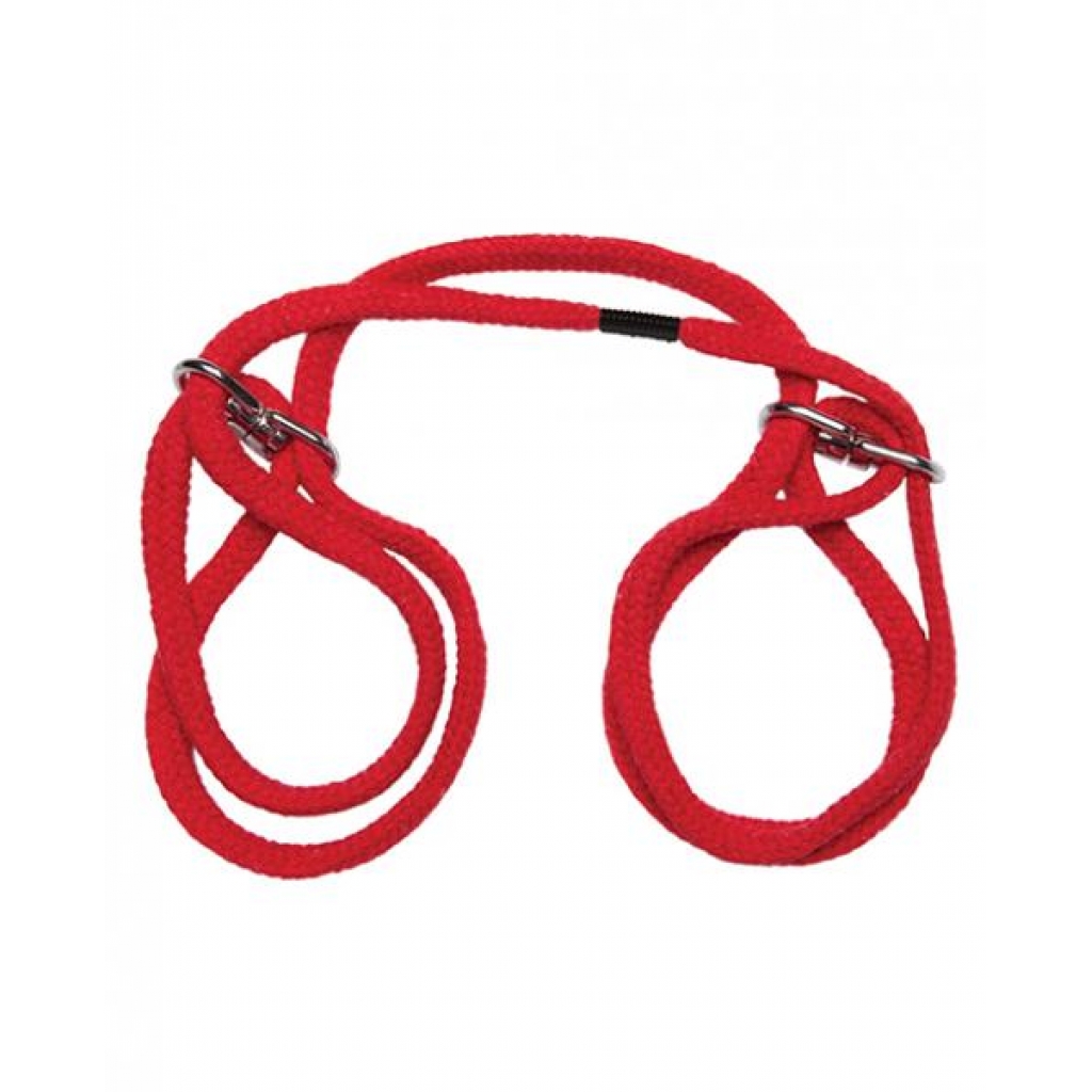 Japanese Style Bondage Wrist/Ankle Cotton Rope - Red