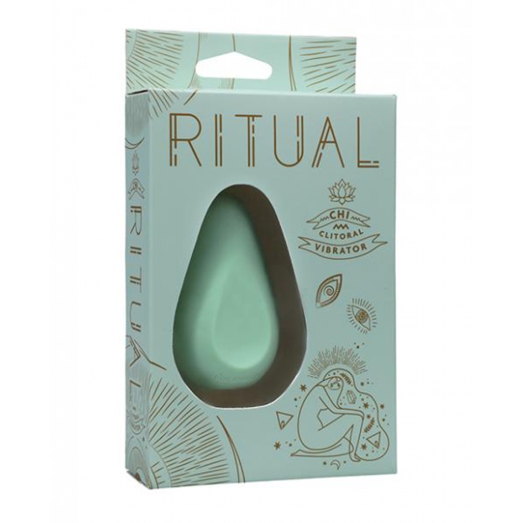 Ritual Chi Rechargeable Silicone Clit Vibe - Mint Green