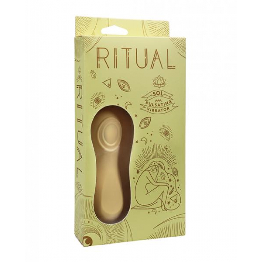 Ritual Sol Rechargeable Silicone Pulsating Vibe - Yellow