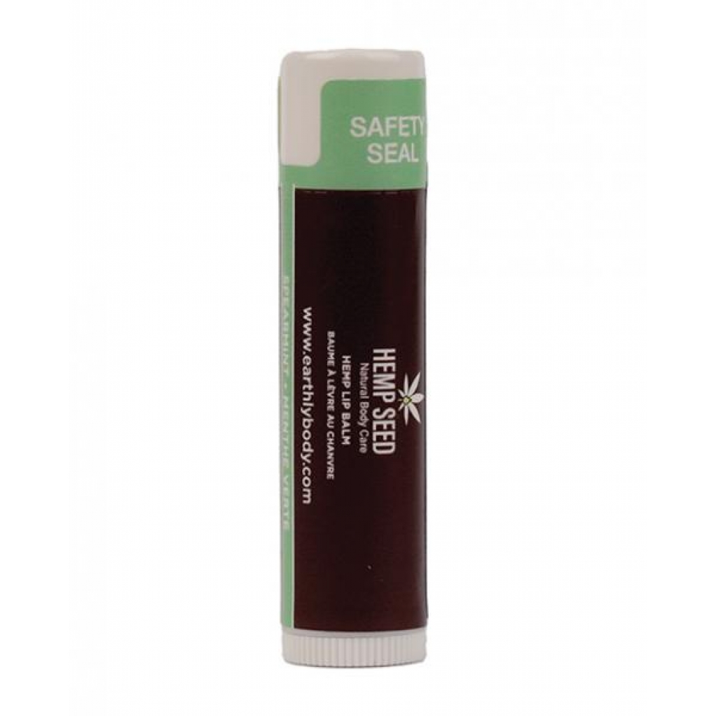 Earthly Body Hemp Seed Lip Balm Stick - Spearmint