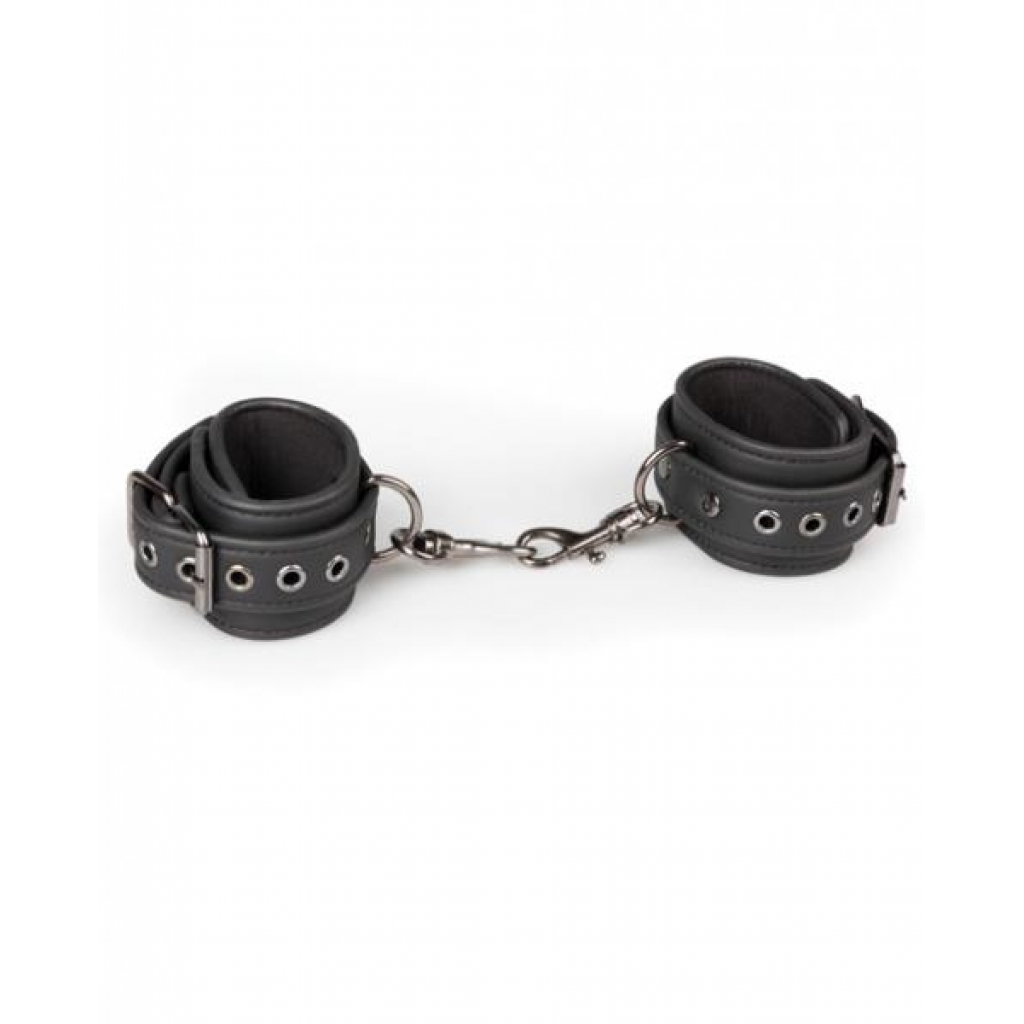 Adjustable Easy Toys Fetish Wrist Cuffs - Black