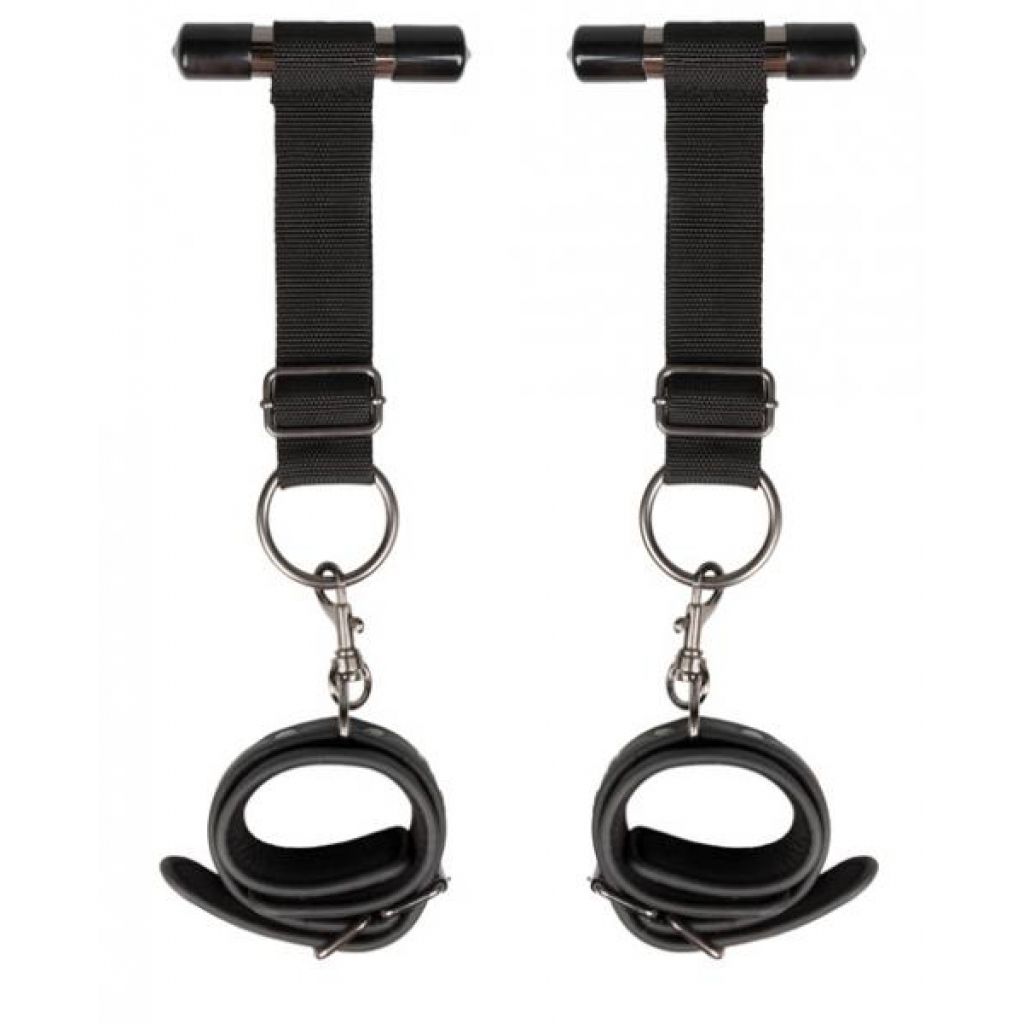 Easy Toys Door Jam Cuffs - Black