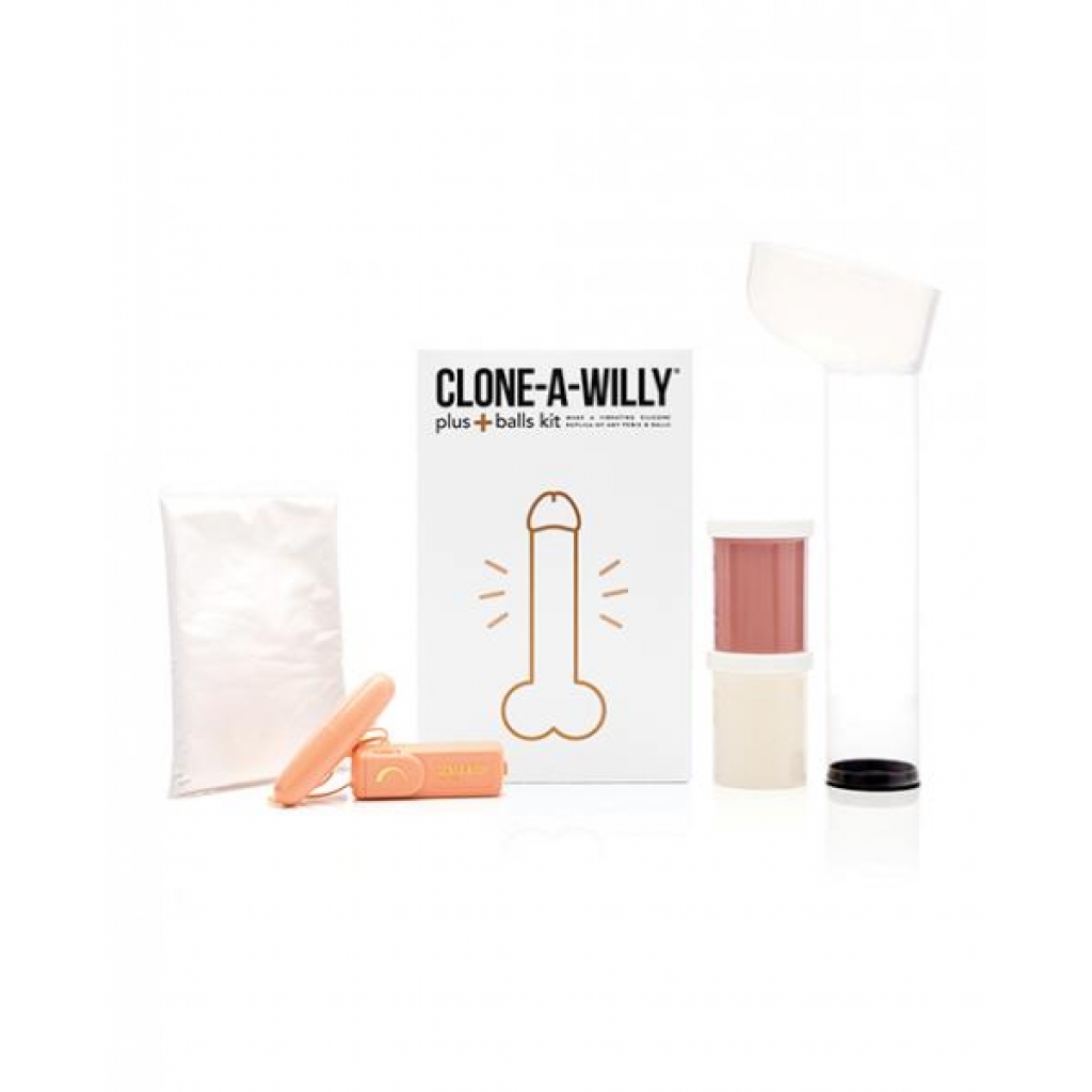 Clone-a-willy Plus+ Balls Kit - Medium Skin Tone Tan