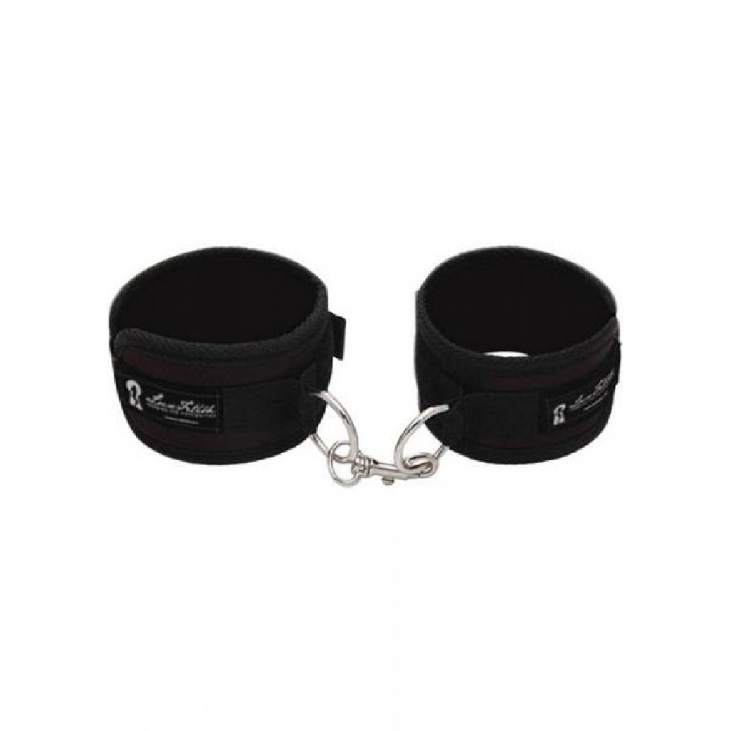 Lux Fetish Quality Love Cuffs - Elegant Black