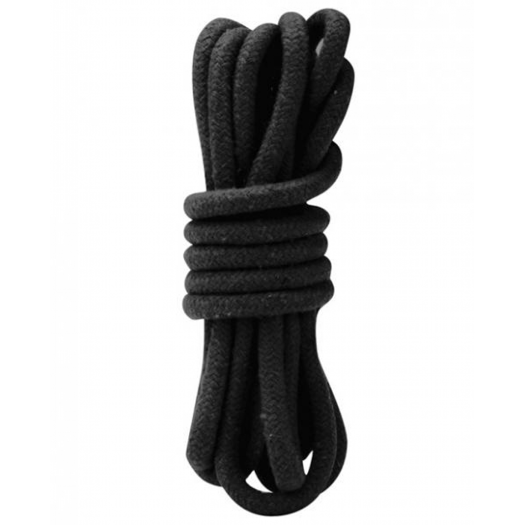 Lux Fetish Bondage Rope - Black 10ft