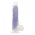 Luminous Glow In The Dark Dildo - Purple