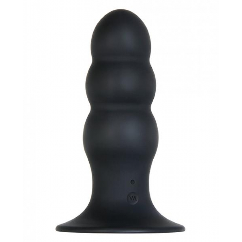 Kong Rechargeable Anal Plug with Remote Control - Black