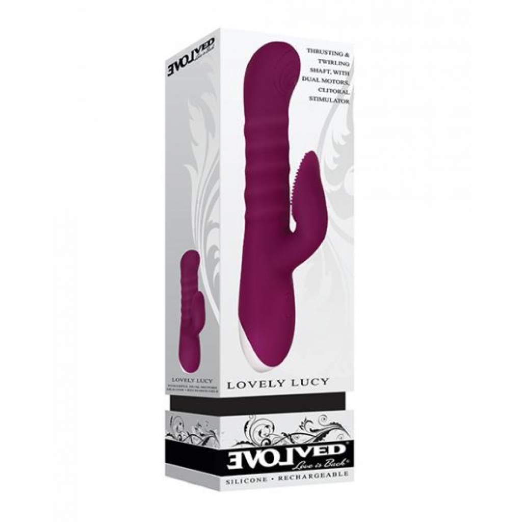 Evolved Lovely Lucy - Multifunctional Vibrator - Purple