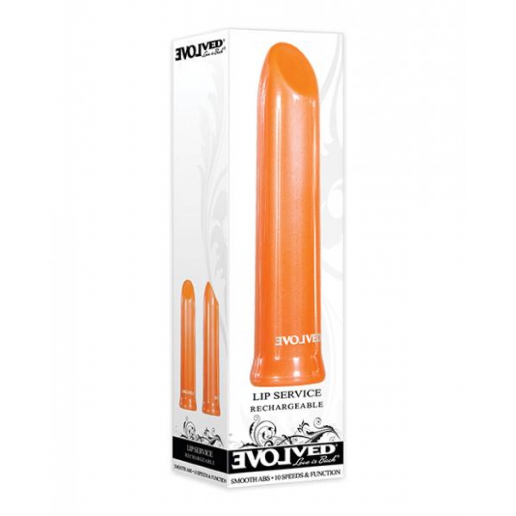 Evolved Lip Service Vibrating Bullet - Orange