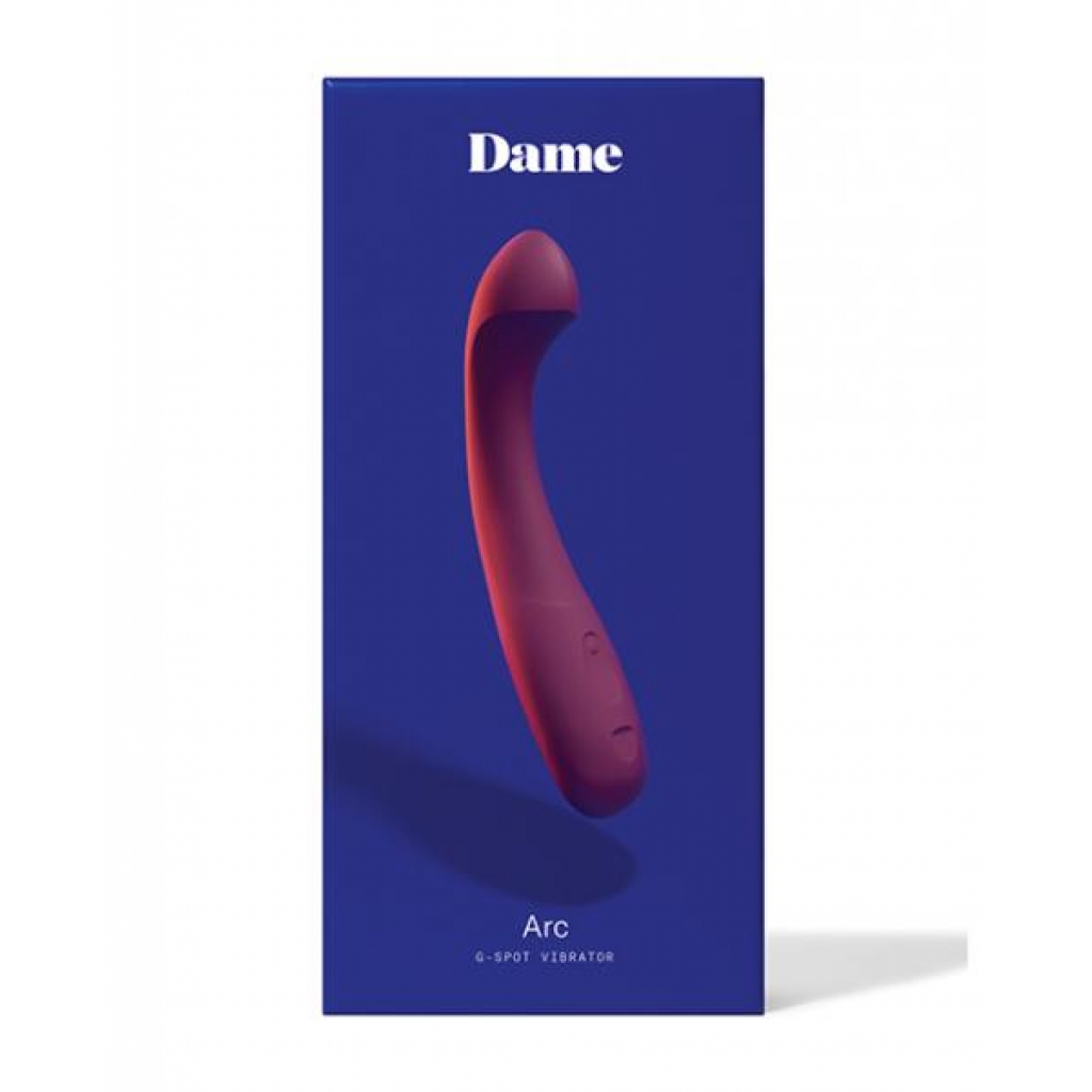 Dame Arc G-spot Vibrator - Plum Purple