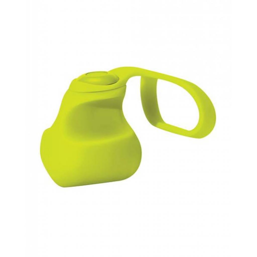 Dame Fin Finger Vibrator - Citrus Green