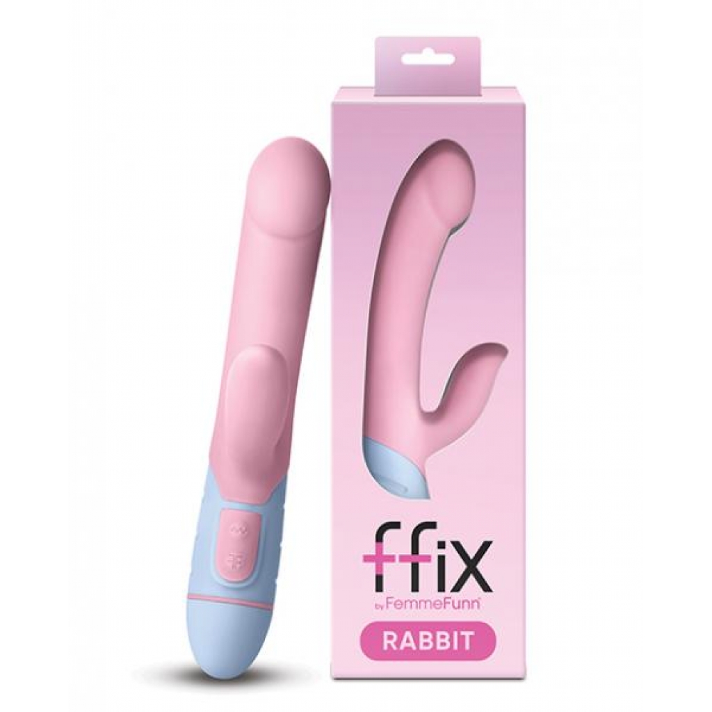 Femme Funn Ffix Rabbit Vibrator - Pink/Blue