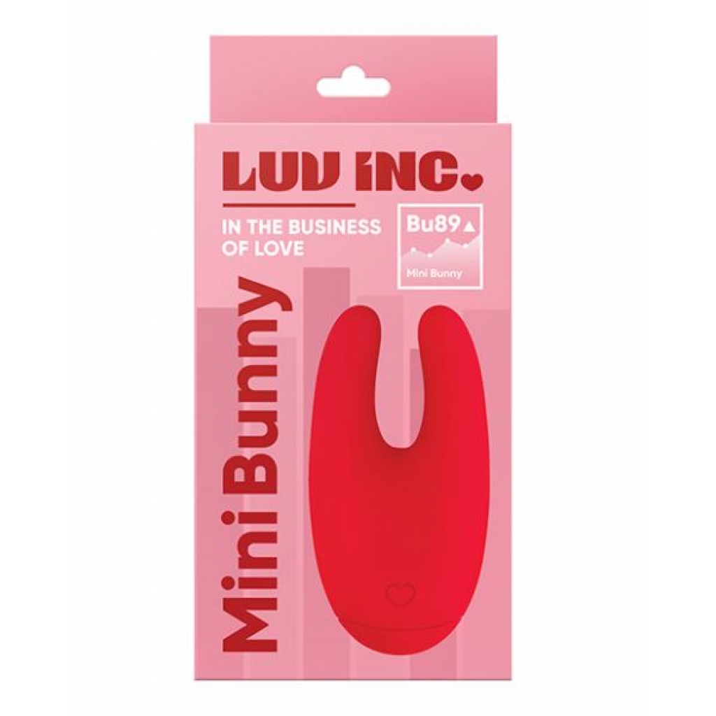 Luv Inc. U-Shape Mini Bunny - Red