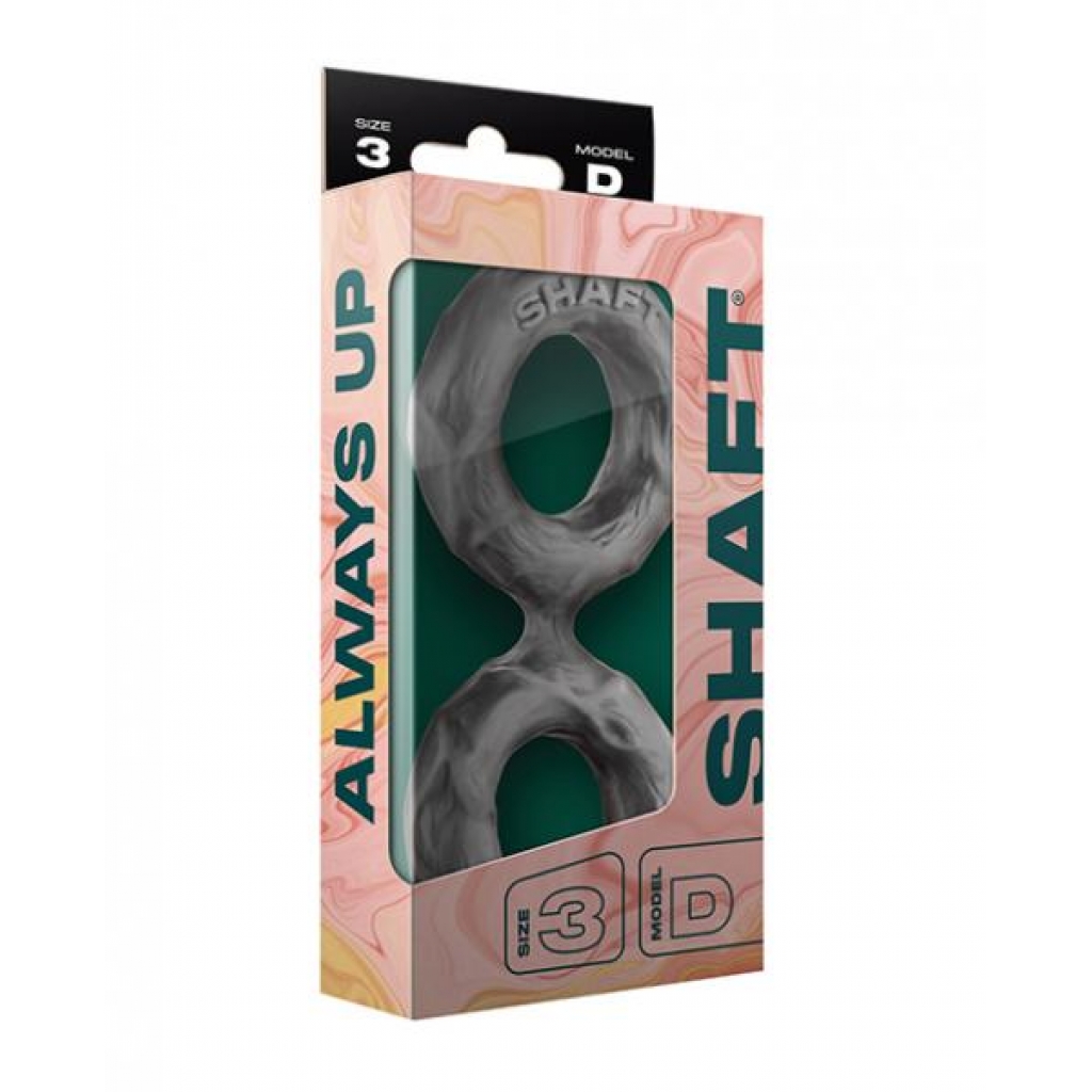 Shaft Double C-ring - Large Gray Smoke