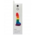 Pride Dildo with Balls - Vibrant Rainbow Design