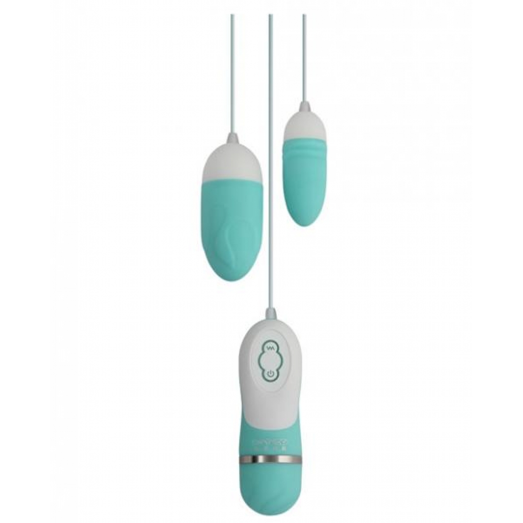 Gigaluv Dual Vibra Bullets - Tiffany Blue