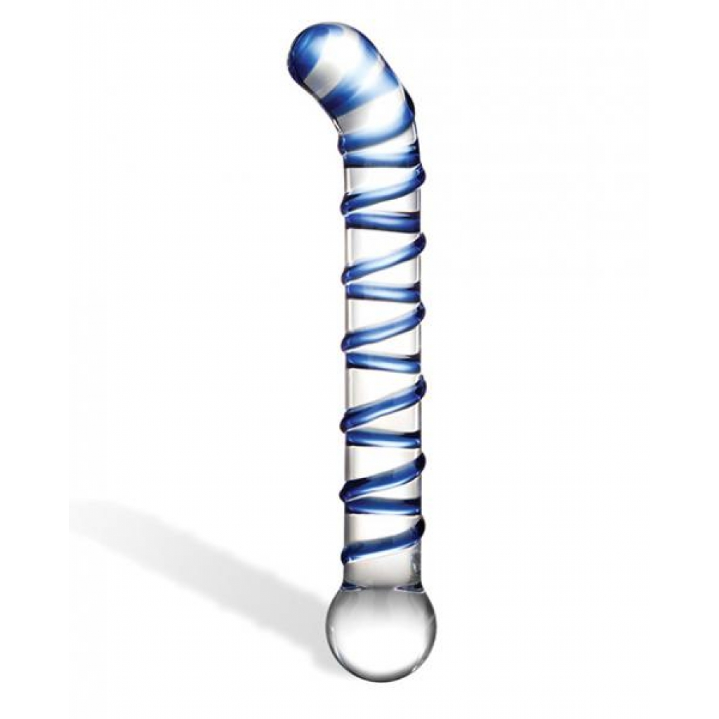 6.5-Inch G-Spot Glass Dildo - Clear