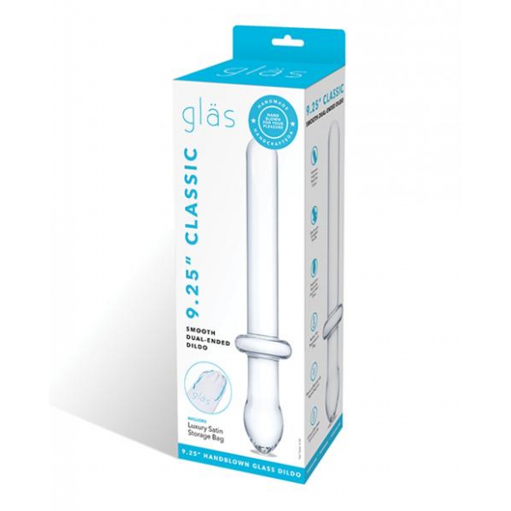 Glas Classic Dual-Ended Dildo - Clear