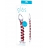 Mr. Swirly Glass Dildo - Red