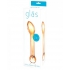 Glas Honey Dripper Anal Slider Glass Probe - Gold