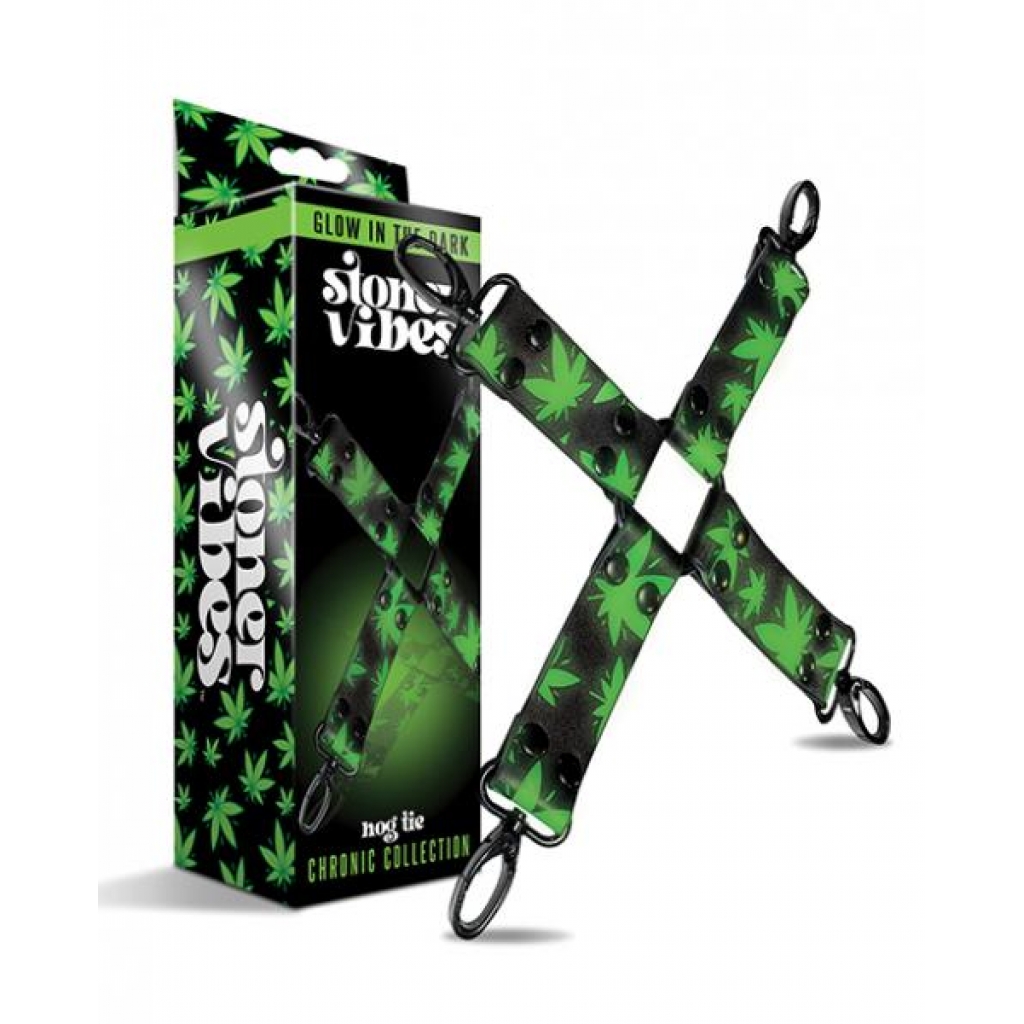 Stoner Vibes Glow In The Dark Hogtie - Green