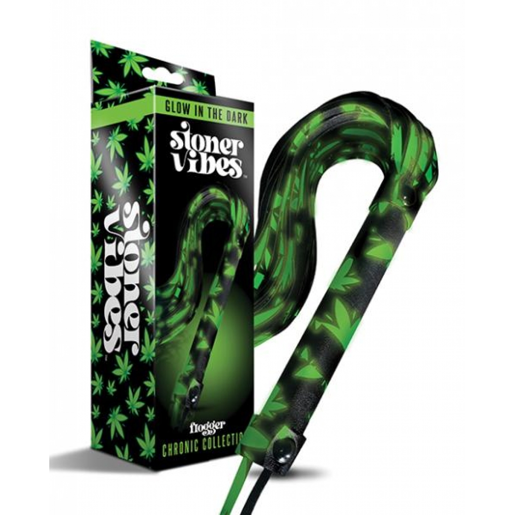 Stoner Vibes Glow in the Dark Flogger - Green