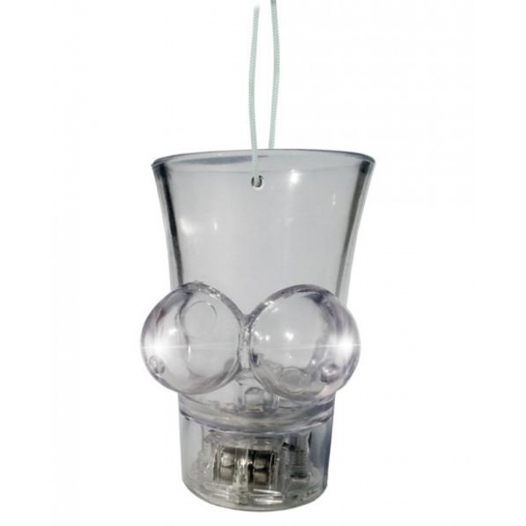 Light Up Boobie Shot Glass - Clear