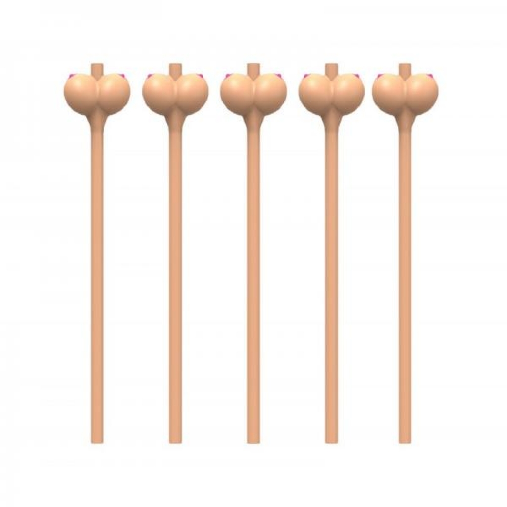 Boobie Straws - Beige (6 Pack)