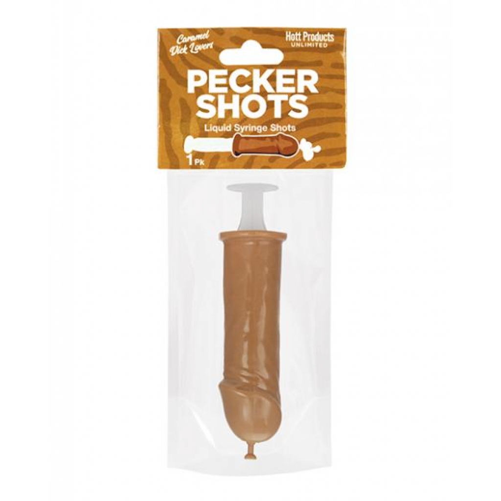 Pecker Shot Syringe - Brown