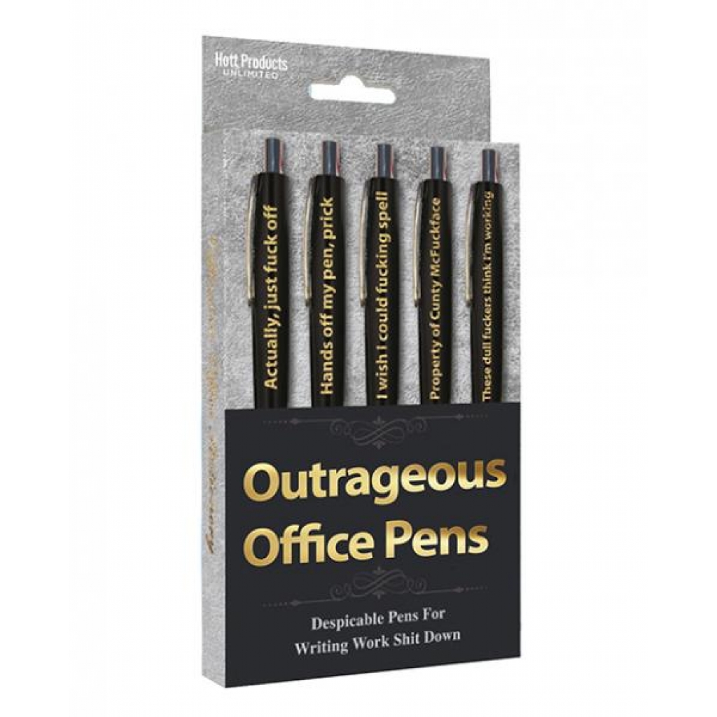 Outrageous Office Pens - Fun Novelty Set