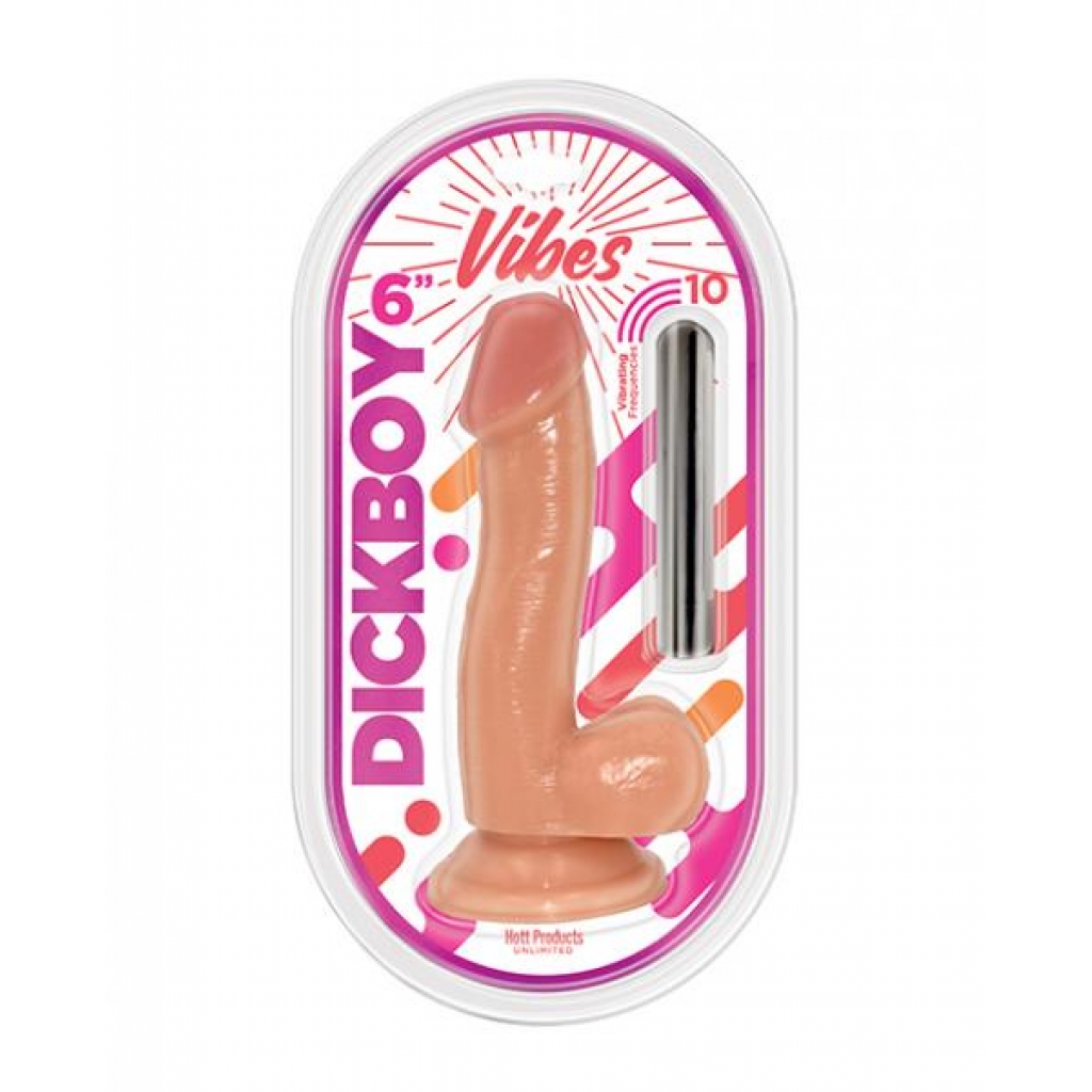 Dick Boy Vanilla Lovers - 6-Inch Vibe Bullet