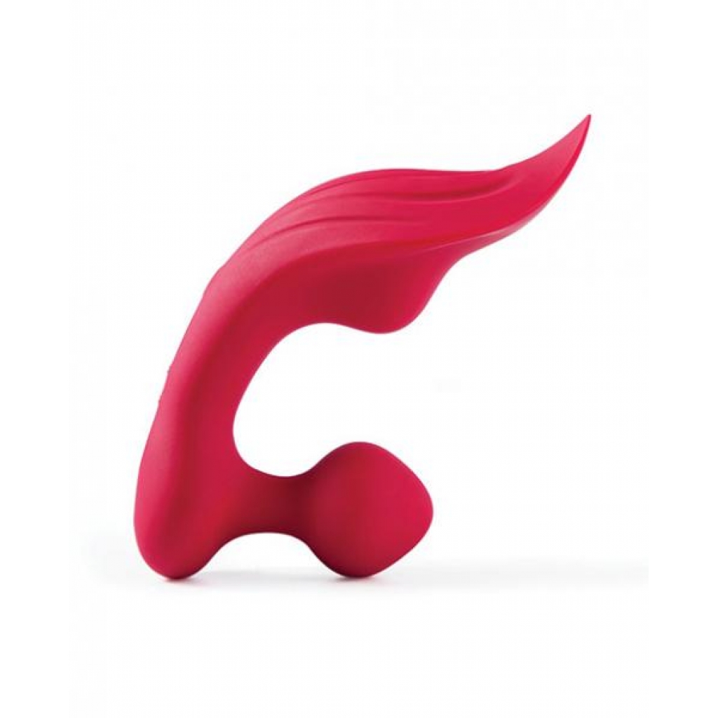 Lamia - Dual Clit & Anal Vibrator, Red