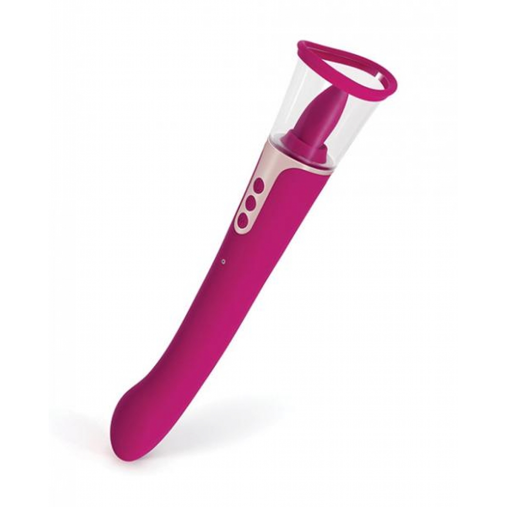 Succion Sucking G-Spot Vibrator - 3 Function Purple