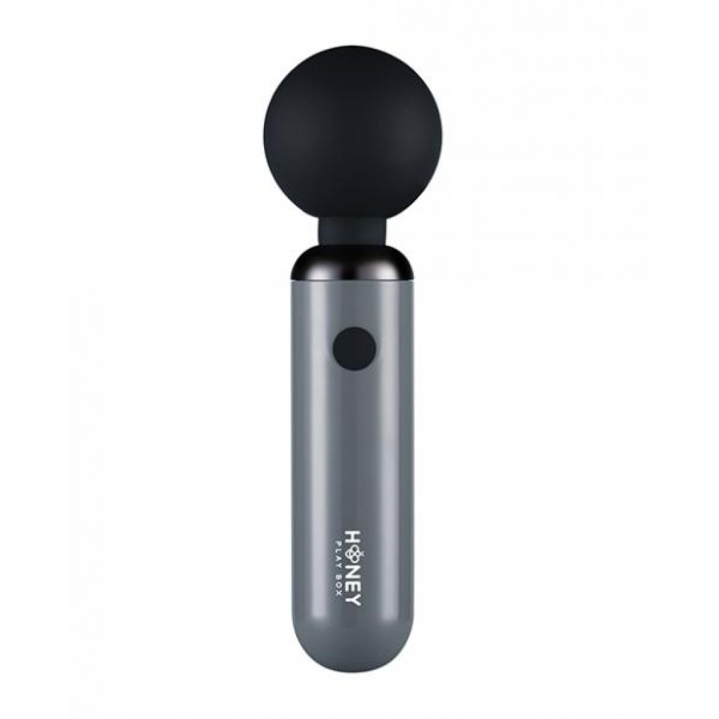 Pomi Wand Clit Tease Vibrating Wand - Grey Smoke