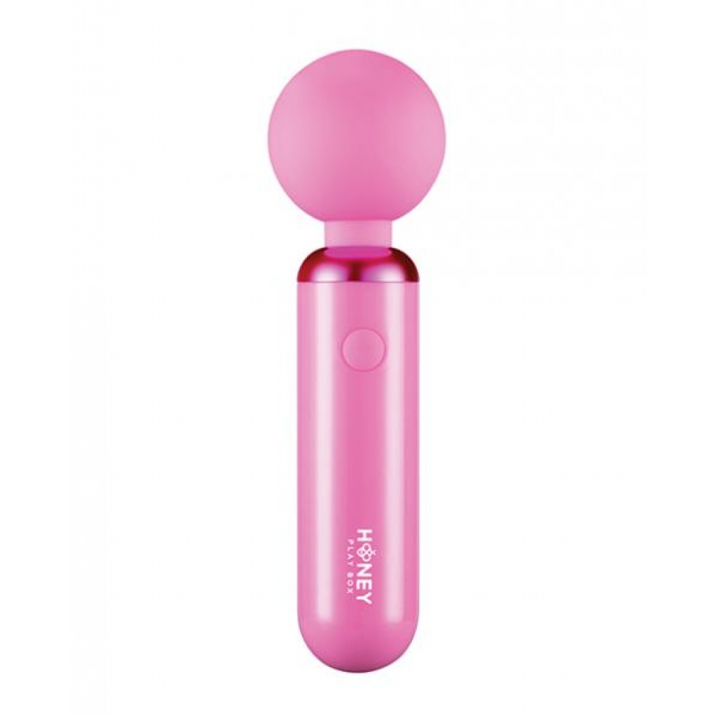 Pomi Wand Clit Tease Vibrating Wand - Pink