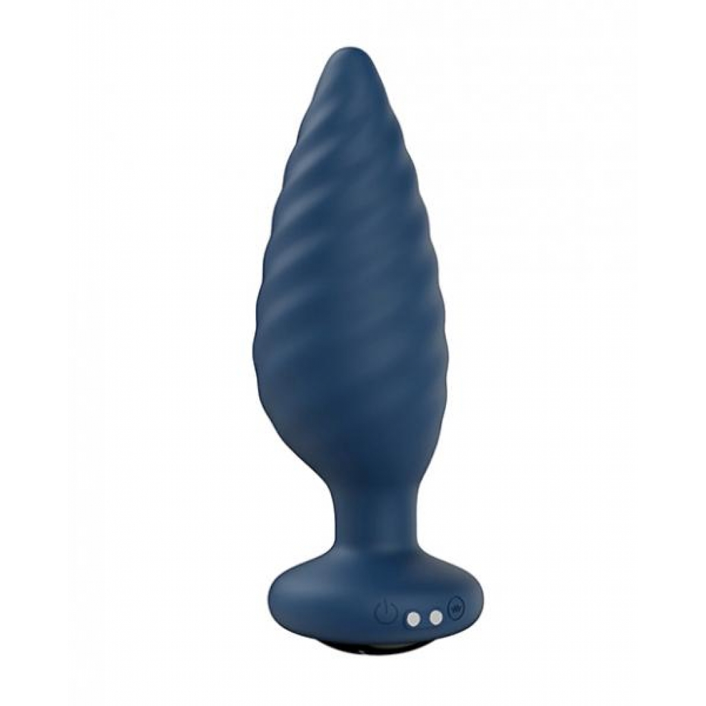 Noah App-controlled Rotating Butt Plug - Navy Blue