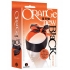 Orange & Black Satin Sash Blindfold