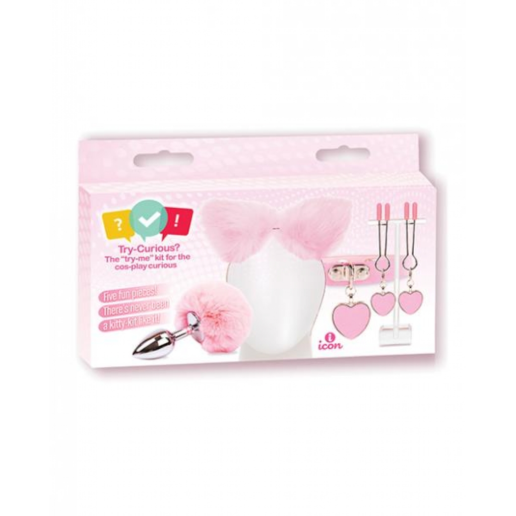 Try-Curious Kitty Set - Pink