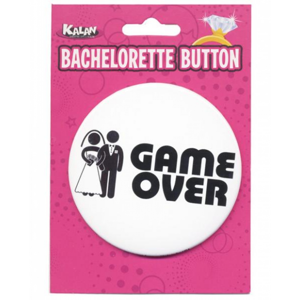 Bachelorette Game Over Button - White