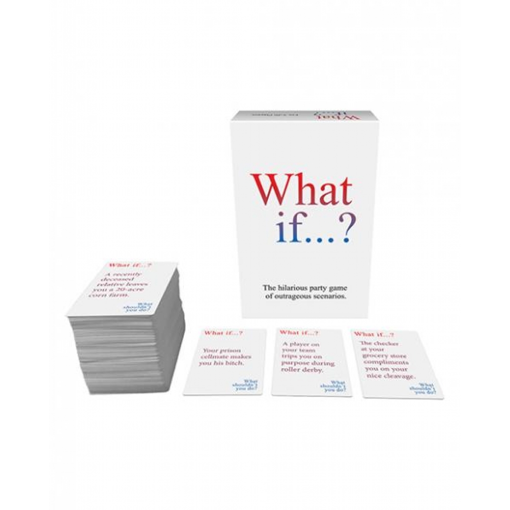 What If? Playing Cards - Outrageously Fun Scenarios