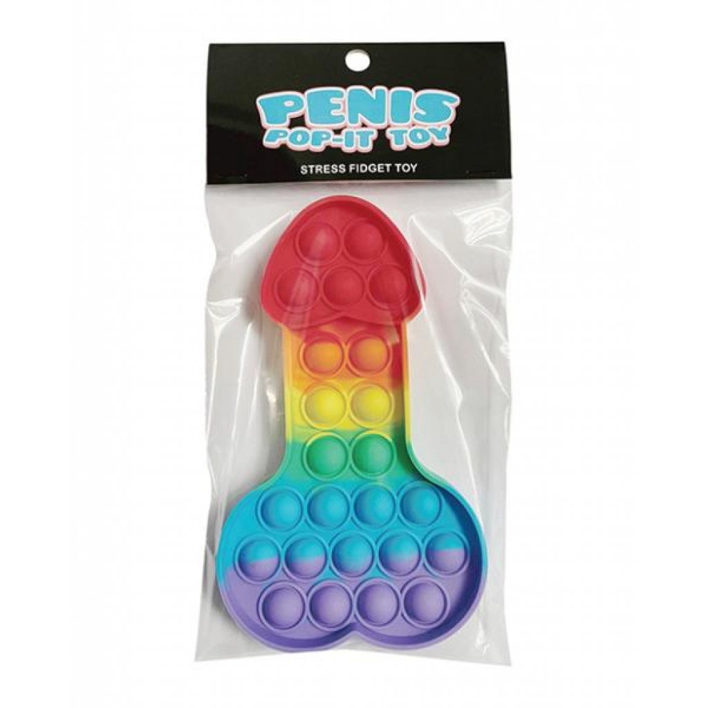 Rainbow Penis Pop It Fidget Toy