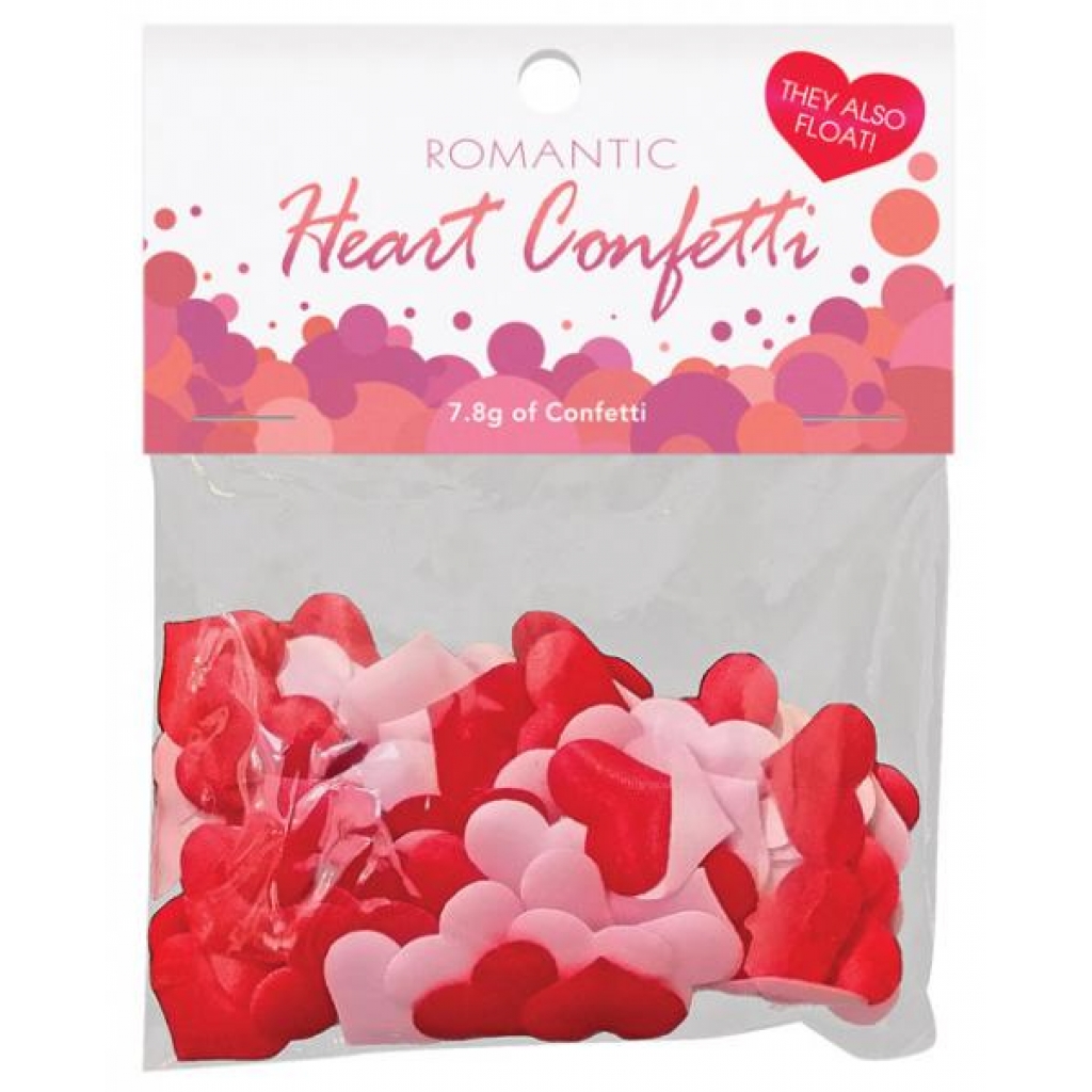 Romantic Heart Confetti - Red and Pink