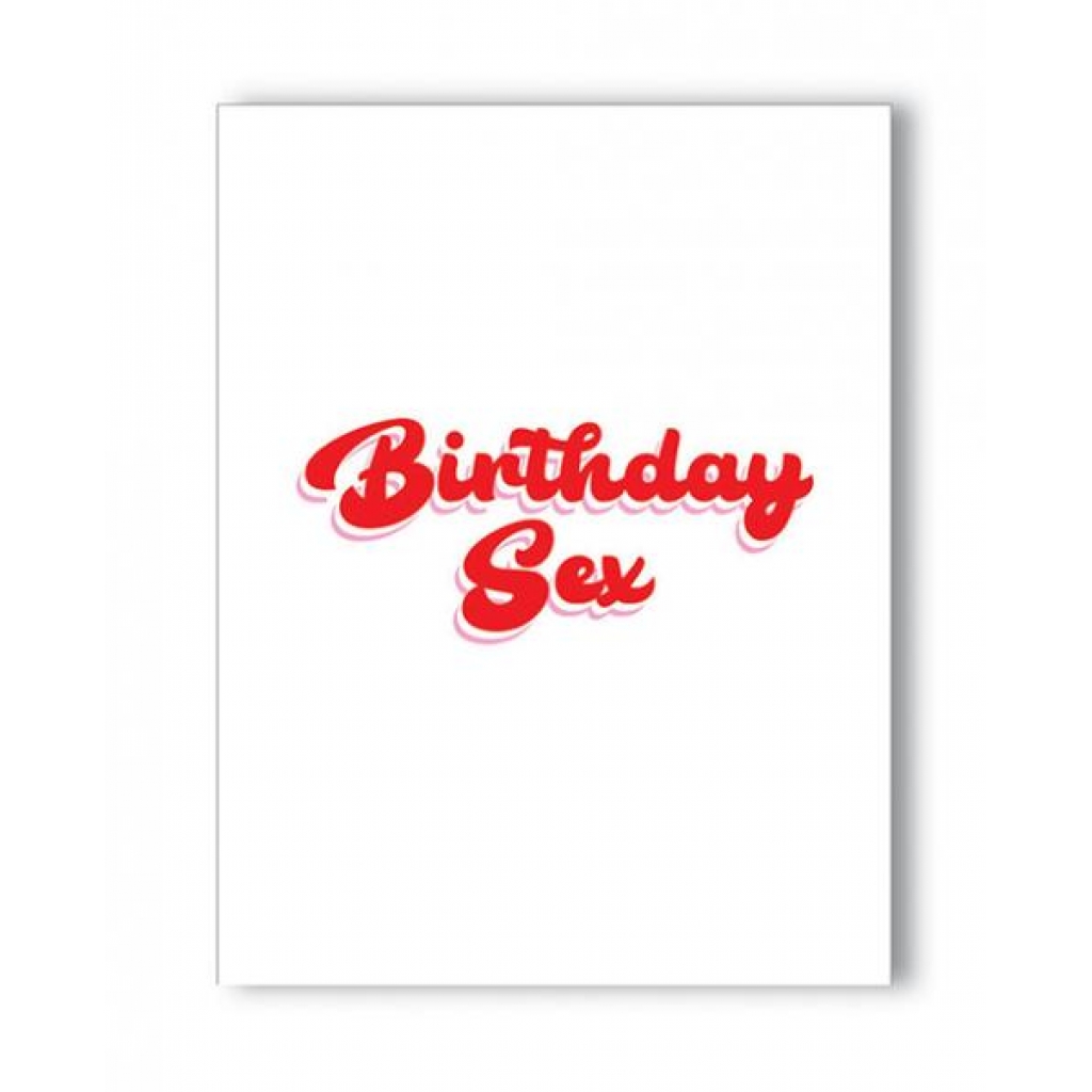 Birthday Sex Naughty Greeting Card