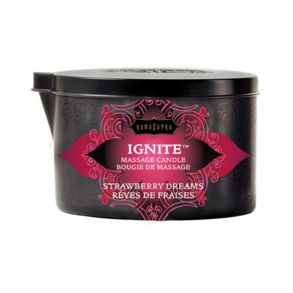 Kama Sutra Strawberry Dreams Massage Candle