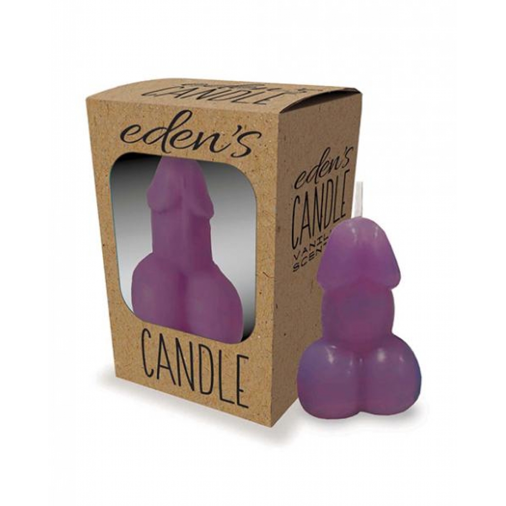 Eden's Penis Candle – Purple Vanilla