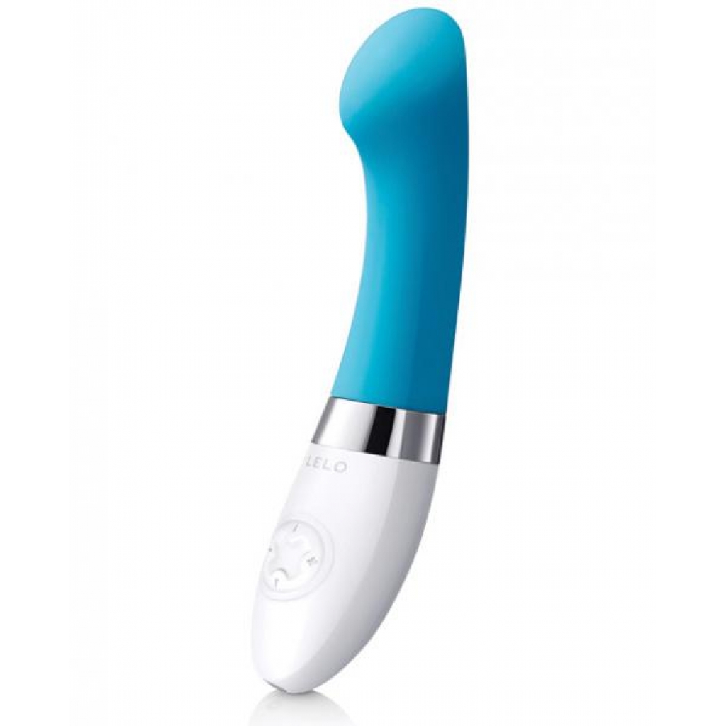 Gigi 2 G-Spot Vibrator Turquoise Blue White