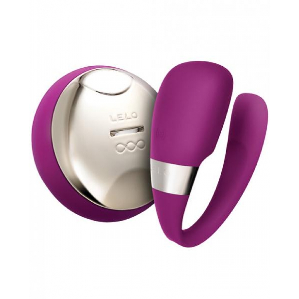 Tiani 3 Couples Massager - Dual Stimulation in Purple