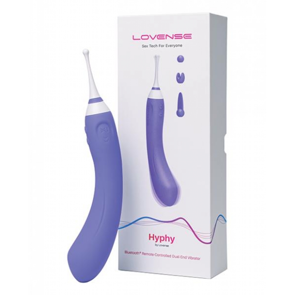 Lovense Hyphy Hi-frequency Stimulator - Purple/White